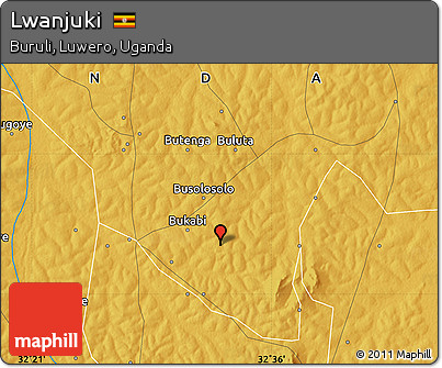 Physical Map of Lwanjuki