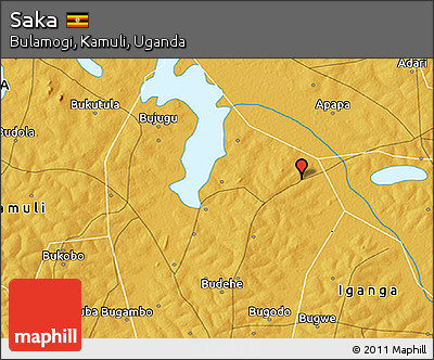 Physical 3D Map of Saka