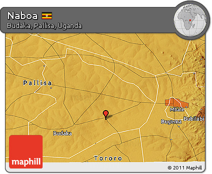 Physical 3D Map of Naboa