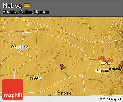 Physical 3D Map of Naboa