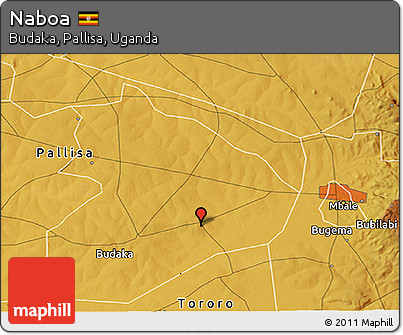 Physical 3D Map of Naboa