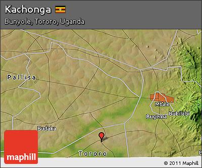 Satellite 3D Map of Kachonga