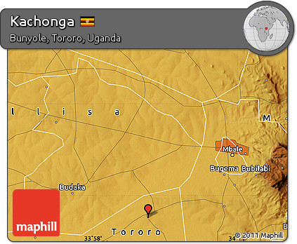 Physical Map of Kachonga