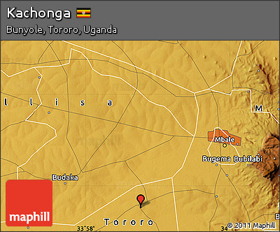 Physical Map of Kachonga