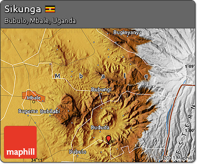 Physical Map of Sikunga