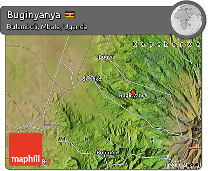 Satellite Map of Buginyanya