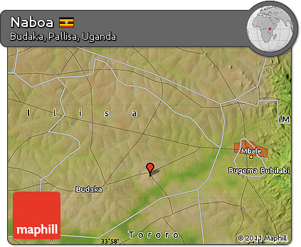 Satellite Map of Naboa
