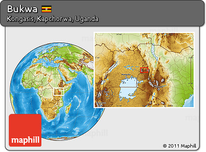 Physical Location Map of Bukwa