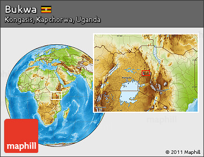 Physical Location Map of Bukwa