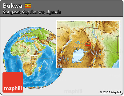 Physical Location Map of Bukwa