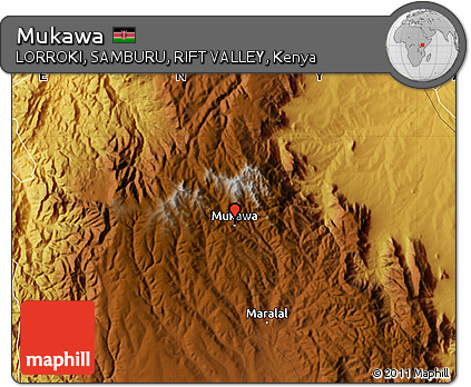 Physical Map of Mukawa