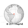Outline Map of the Area around 1° 13' 33" N, 39° 1' 29" W, rectangular outline