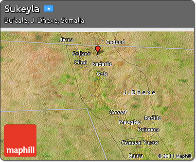 Satellite 3D Map of Sukeyla