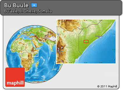 Physical Location Map of Bu Buule