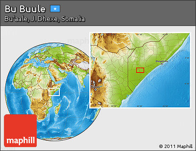 Physical Location Map of Bu Buule