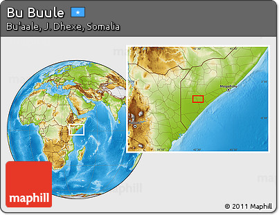 Physical Location Map of Bu Buule
