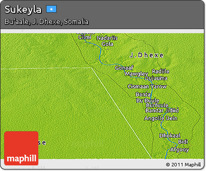 Physical Panoramic Map of Sukeyla