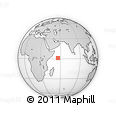 Outline Map of the Area around 1° 13' 33" N, 56° 10' 29" E, rectangular outline