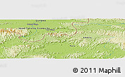 Physical Panoramic Map of Yepi Village