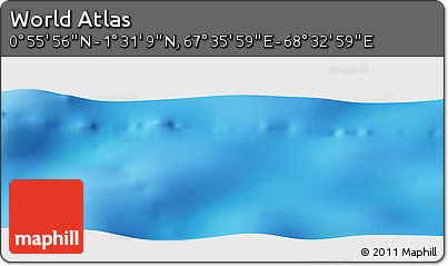 Physical Panoramic Map of the Area around 1° 13' 33" N, 68° 4' 29" E