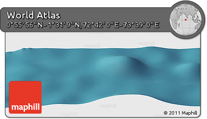 Satellite Panoramic Map of the Area around 1° 13' 33" N, 73° 10' 30" E