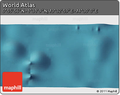 Satellite 3D Map of the Area around 1° 13' 33" N, 74° 1' 30" E