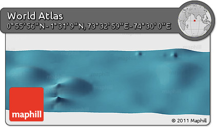 Satellite Panoramic Map of the Area around 1° 13' 33" N, 74° 1' 30" E