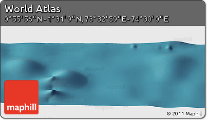 Satellite Panoramic Map of the Area around 1° 13' 33" N, 74° 1' 30" E