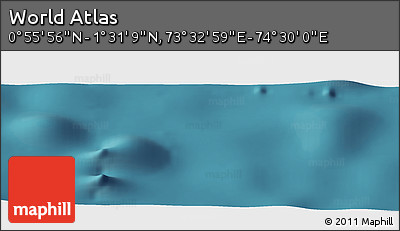 Satellite Panoramic Map of the Area around 1° 13' 33" N, 74° 1' 30" E