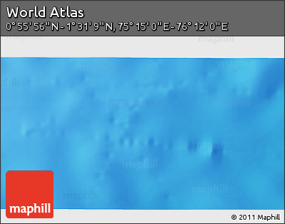 Physical 3D Map of the Area around 1° 13' 33" N, 75° 43' 29" E