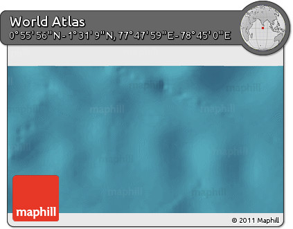 Satellite 3D Map of the Area around 1° 13' 33" N, 78° 16' 30" E