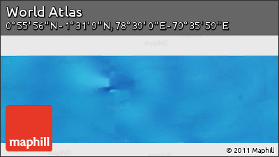 Physical Panoramic Map of the Area around 1° 13' 33" N, 79° 7' 30" E