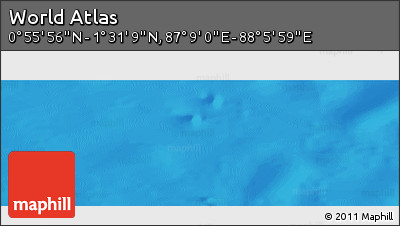 Physical Panoramic Map of the Area around 1° 13' 33" N, 87° 37' 30" E