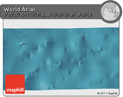 Satellite 3D Map of the Area around 1° 13' 33" N, 89° 19' 29" E