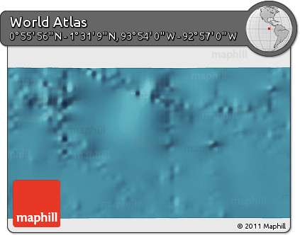 Satellite 3D Map of the Area around 1° 13' 33" N, 93° 25' 30" W