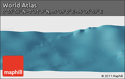 Satellite Panoramic Map of the Area around 1° 13' 33" N, 96° 7' 30" E