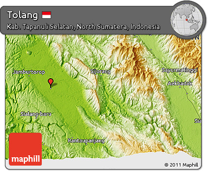 Physical 3D Map of Tolang