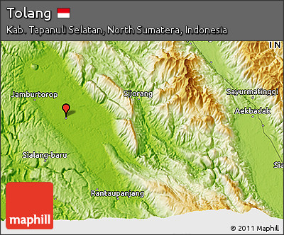 Physical 3D Map of Tolang