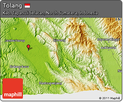 Physical 3D Map of Tolang