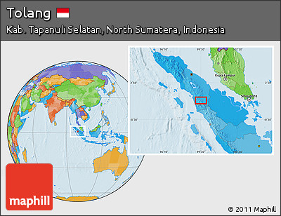 Political Location Map of Tolang