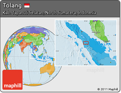 Political Location Map of Tolang