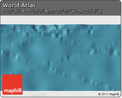 Satellite 3D Map of the Area around 1° 13' 33" N, 99° 22' 30" W