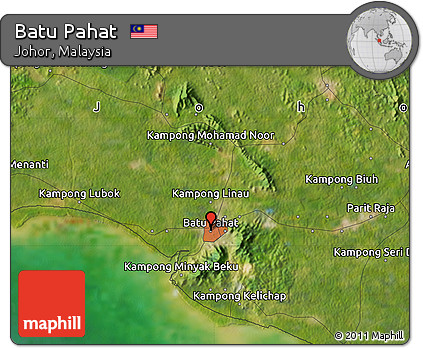 Satellite Map of Batu Pahat