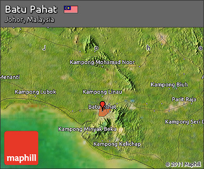 Satellite Map of Batu Pahat