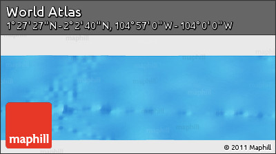 Physical Panoramic Map of the Area around 1° 45' 3" N, 104° 28' 29" W