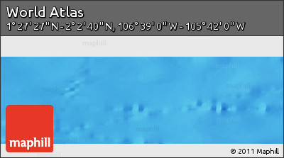 Physical Panoramic Map of the Area around 1° 45' 3" N, 106° 10' 30" W