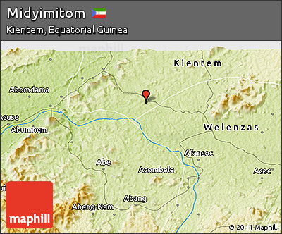 Physical 3D Map of Midyimitom