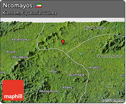 Satellite 3D Map of Ncomayos