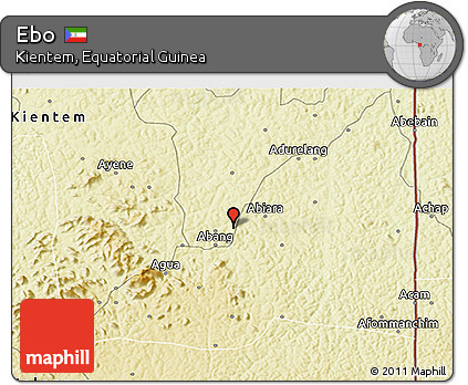 Physical 3D Map of Ebo