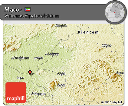 Physical 3D Map of Macoc